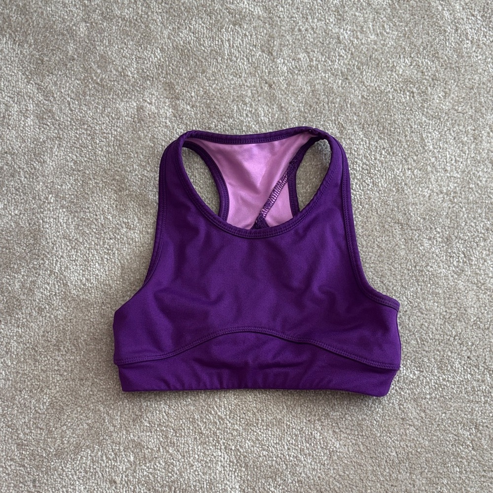 DSG kids Purple Sports Bra